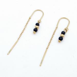 Stainless Steel Stone&Crystal Earring - KE118860-QY