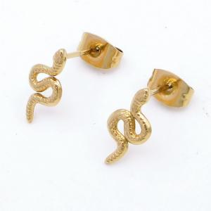 SS Gold-Plating Earring - KE118861-QY