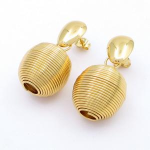 SS Gold-Plating Earring - KE118867-SP