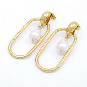SS Gold-Plating Earring - KE118869-SP