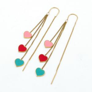 SS Gold-Plating Earring - KE118872-SP