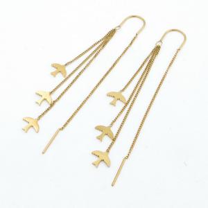 SS Gold-Plating Earring - KE118879-SP