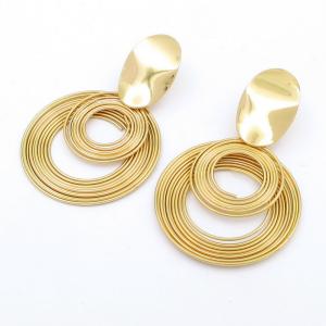 SS Gold-Plating Earring - KE118883-SP