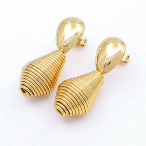 SS Gold-Plating Earring - KE118887-SP