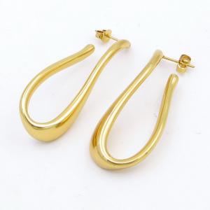 SS Gold-Plating Earring - KE118894-SP