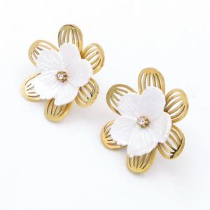 SS Gold-Plating Earring - KE118903-SP