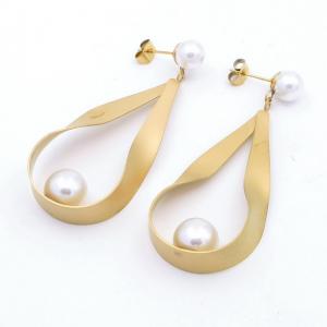 SS Gold-Plating Earring - KE118904-SP