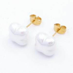 SS Gold-Plating Earring - KE118928-TJG