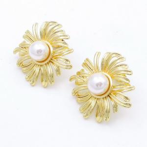 Copper Earring - KE118944-TJG