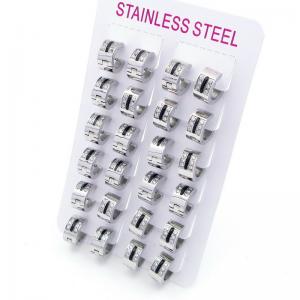 Stainless Steel Stone&Crystal Earring - KE119011-XY