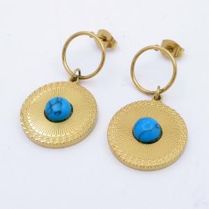 Stainless Steel Stone&Crystal Earring - KE119066-JM