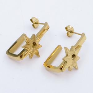 SS Gold-Plating Earring - KE119069-JM