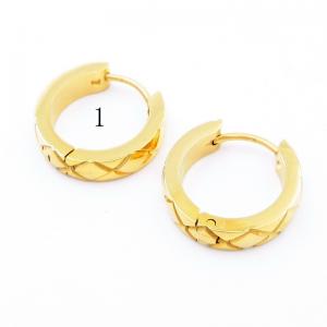 SS Gold-Plating Earring - KE119098-WM