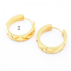 SS Gold-Plating Earring - KE119100-WM