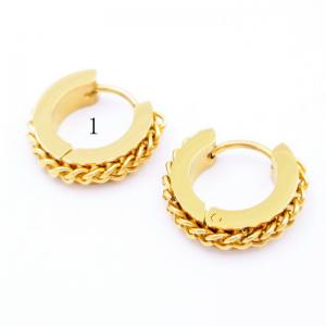 SS Gold-Plating Earring - KE119105-WM