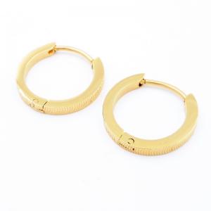 SS Gold-Plating Earring - KE119122-WM
