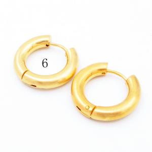 SS Gold-Plating Earring - KE119150-WM