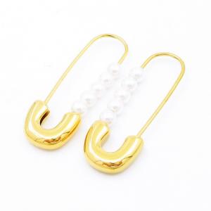 SS Gold-Plating Earring - KE119155-WM