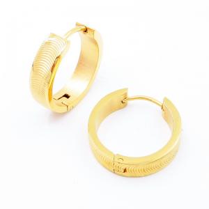 SS Gold-Plating Earring - KE119184-WM