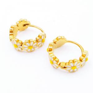 SS Gold-Plating Earring - KE119187-WM