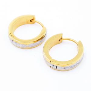 SS Gold-Plating Earring - KE119189-WM