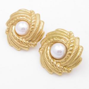 SS Gold-Plating Earring - KE119208-HR