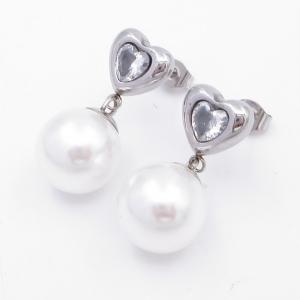 Stainless Steel Stone&Crystal Earring - KE119209-HR
