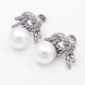 Stainless Steel Earring - KE119212-HR