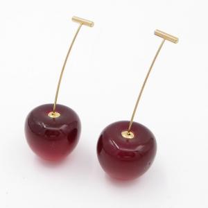 SS Gold-Plating Earring - KE119240-SP