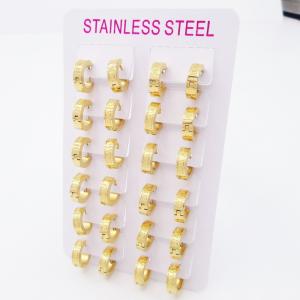 SS Gold-Plating Earring - KE119605-XY