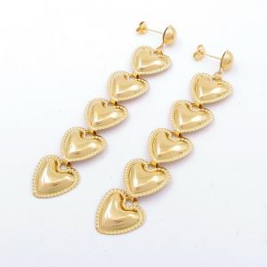 SS Gold-Plating Earring - KE119644-SP