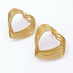 SS Gold-Plating Earring - KE119655-SP