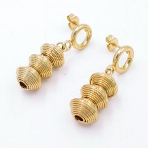 SS Gold-Plating Earring - KE119657-SP