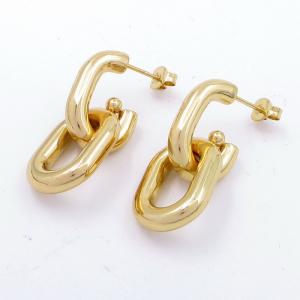 SS Gold-Plating Earring - KE119671-SP