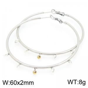 Stainless Steel Earring - KE119728-QY