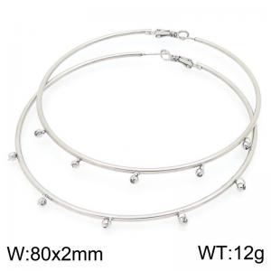 Stainless Steel Earring - KE119738-QY