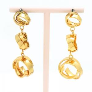 SS Gold-Plating Earring - KE119912-TLA