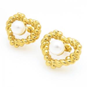 SS Gold-Plating Earring - KE120010-TLA