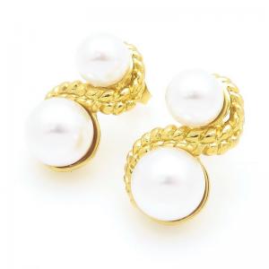 SS Gold-Plating Earring - KE120011-TLA