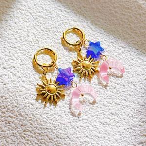 SS Gold-Plating Earring - KE120139-SXSJ