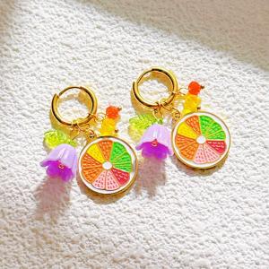 SS Gold-Plating Earring - KE120140-SXSJ