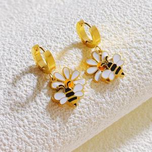 SS Gold-Plating Earring - KE120144-SXSJ