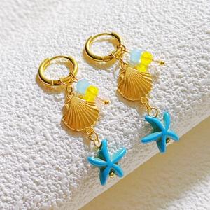 SS Gold-Plating Earring - KE120145-SXSJ