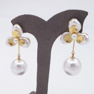 SS Gold-Plating Earring - KE120188-SP
