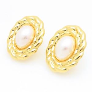 SS Gold-Plating Earring - KE120453-TLA
