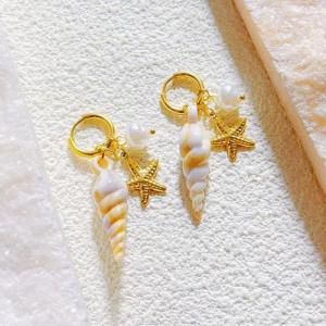 SS Gold-Plating Earring - KE120473-SXSJ