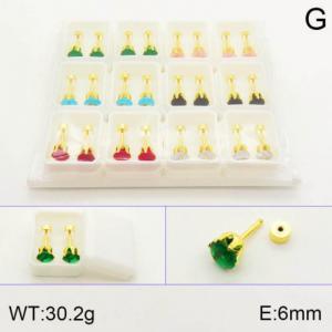 SS Gold-Plating Earring - KE120505-NT