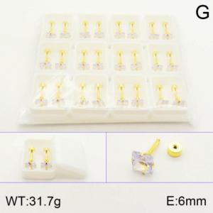 SS Gold-Plating Earring - KE120511-NT