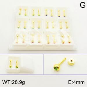 SS Gold-Plating Earring - KE120512-NT