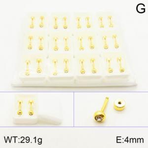 SS Gold-Plating Earring - KE120513-NT